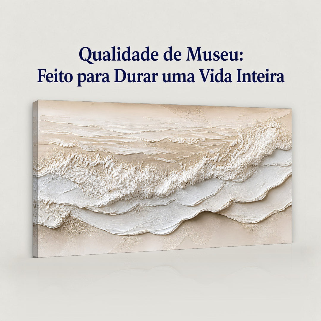 Quadro Maré Serena em canvas com qualidade de museu, feito para durar