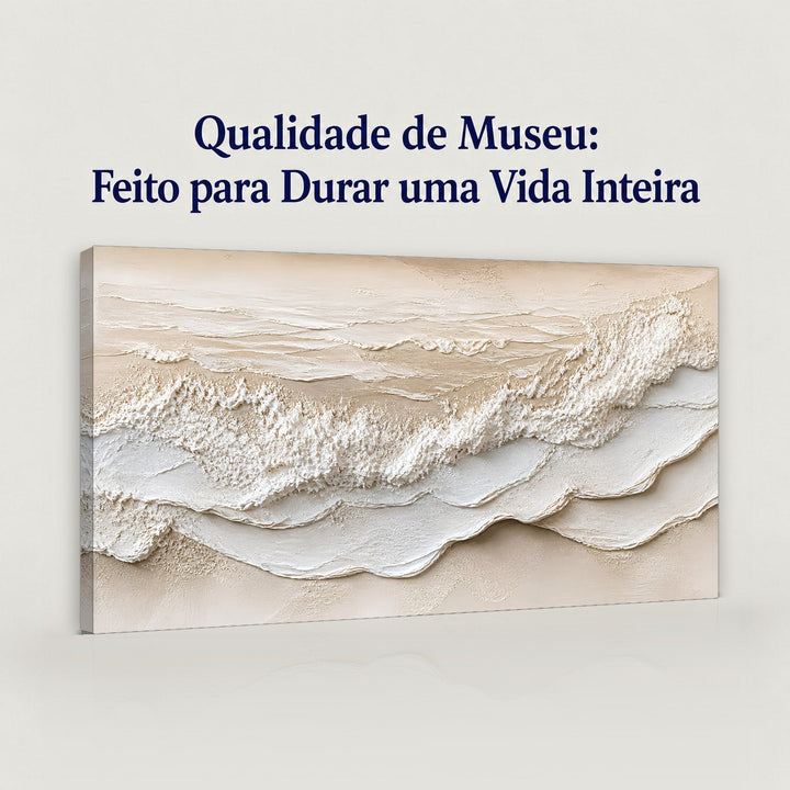 Quadro Maré Serena em canvas com qualidade de museu, feito para durar