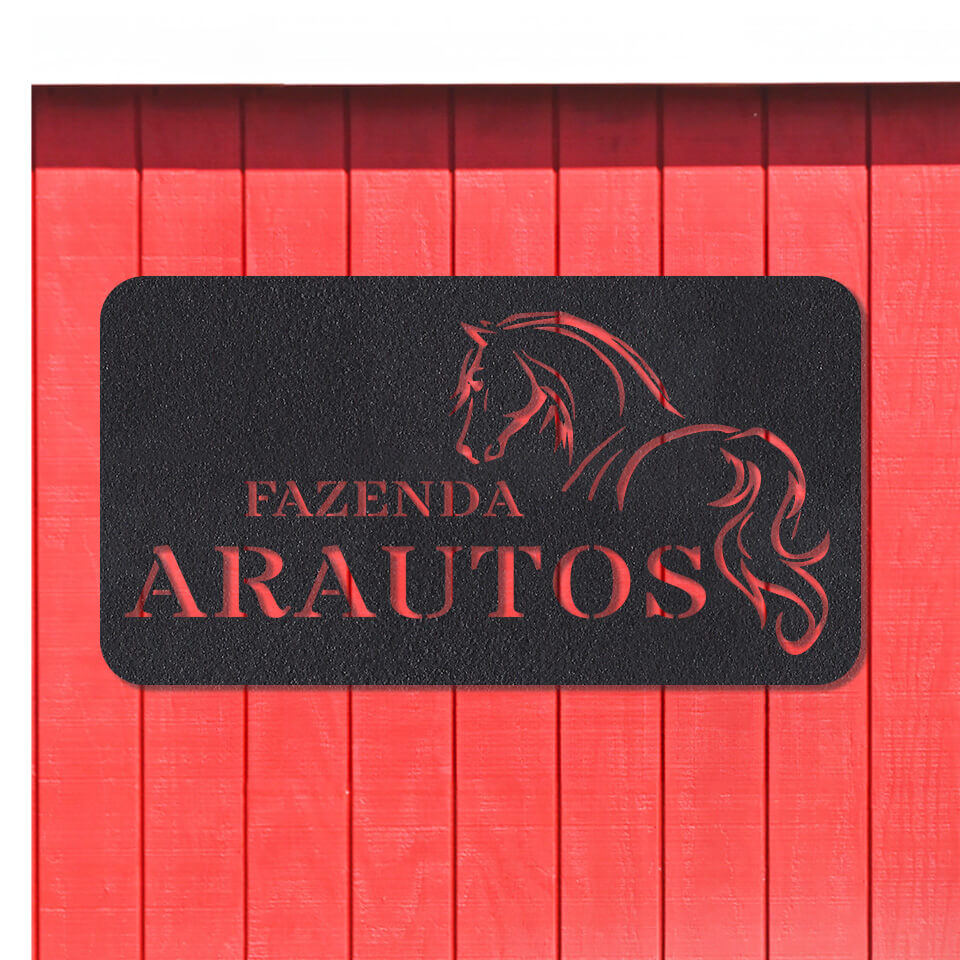 Placa Cavalo Refinado