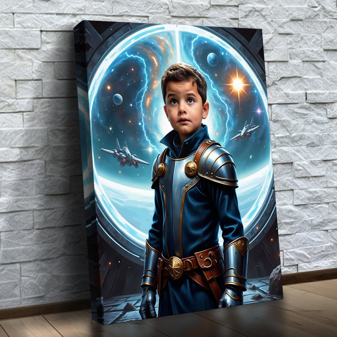 O Almirante Galáctico — quadro canvas personalizado na parede