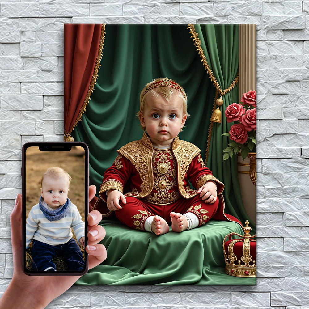 O Bebê Real — exemplo de antes e depois da personalização
