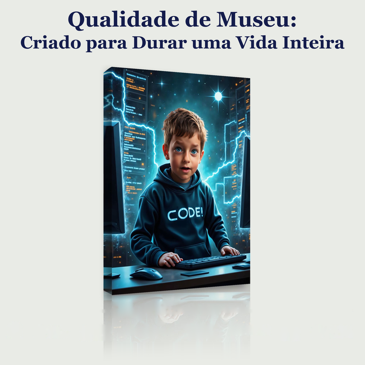 O Gênio da Tecnologia — qualidade de museu, criado para durar uma vida inteira