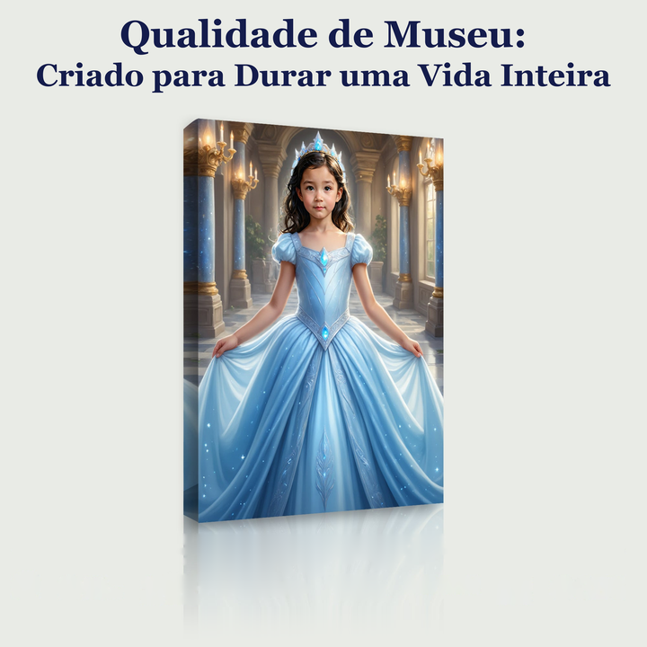 O Grande Baile da Cinderela – quadro canvas personalizado, qualidade de museu, criado para durar uma vida inteira