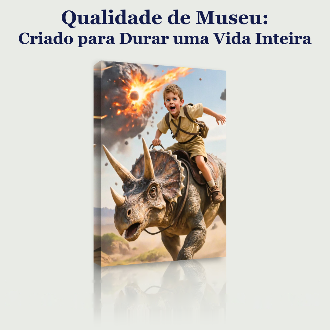 O Patrulheiro dos Dinossauros — qualidade de museu, criado para durar uma vida inteira