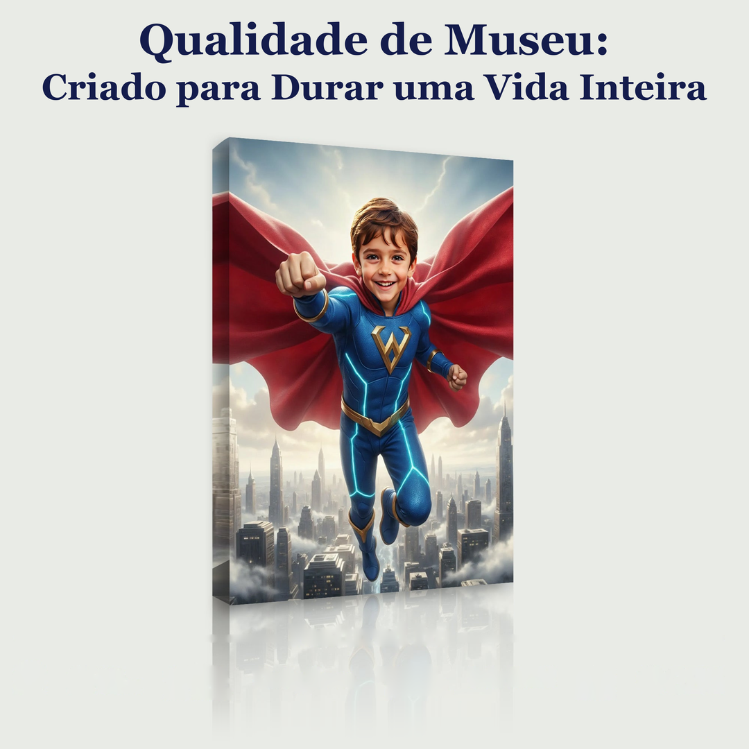 O Super Sentinela – quadro canvas personalizado, qualidade de museu, criado para durar uma vida inteira