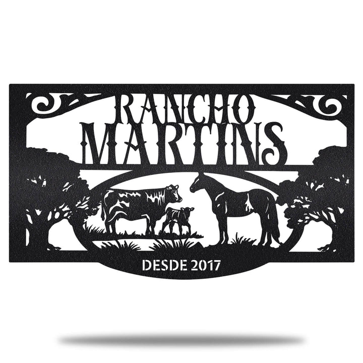 Placa Rancho Tradicional